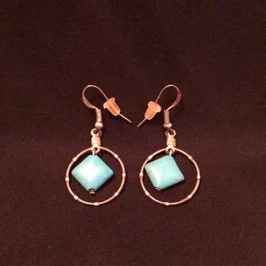 NWOT Silver and Turquoise Earrings